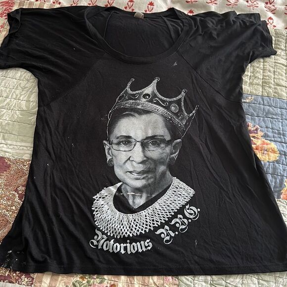 Notorious RBG black t-shirt - Picture 1 of 5